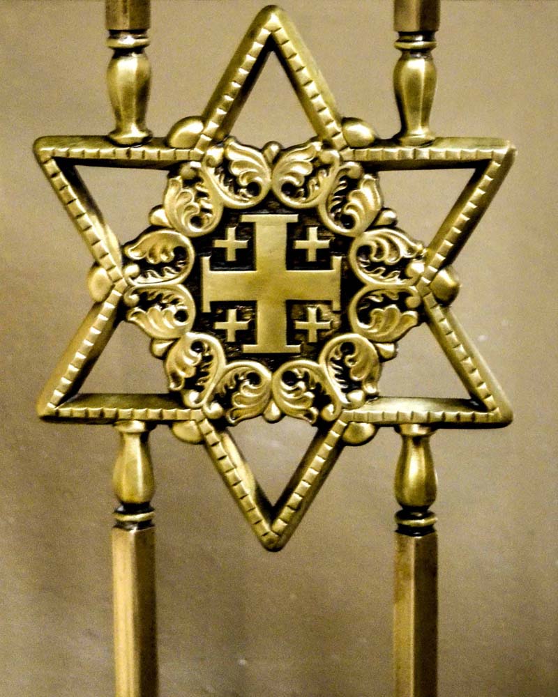 Close-up of Monastery logo